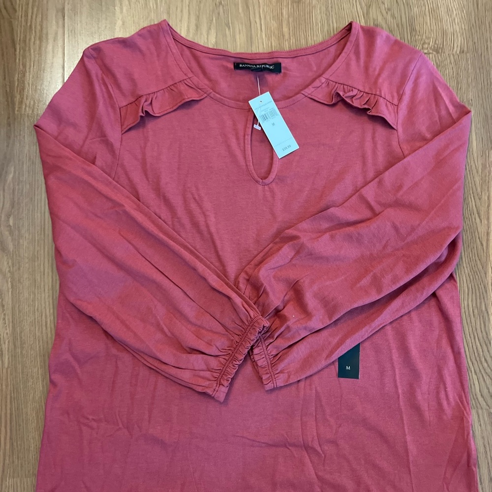 NWT Banana Republic Factory 3/4 Sleeve Top